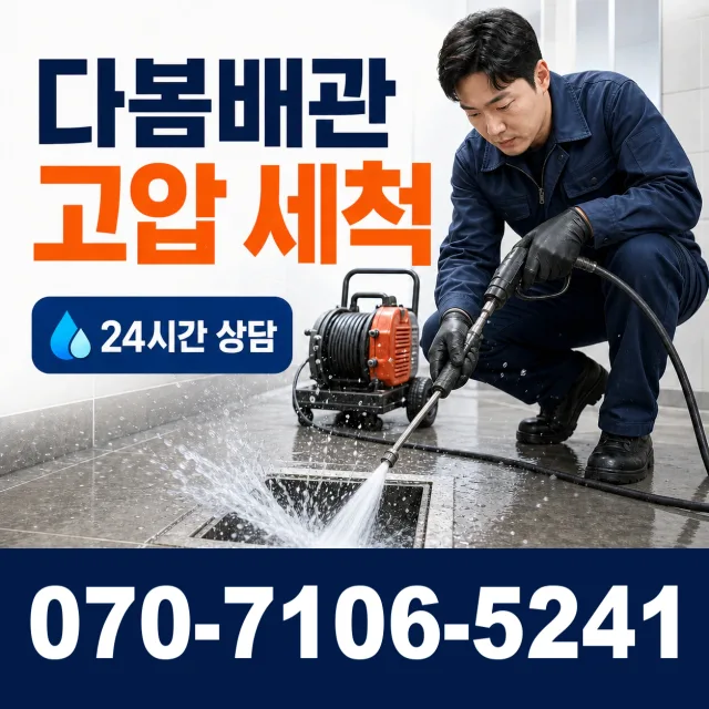 마산면 갑산리 배수구뚫기 상담 이미지 4